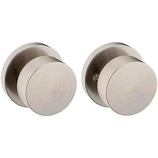 Baldwin 5055 Minneapolis Knob (2 1/8") with 5046 Rosette Lifetime Satin Nickel