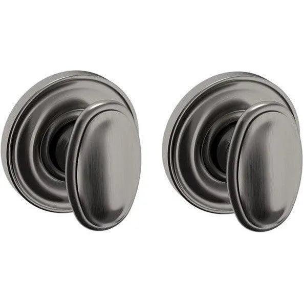 Baldwin Estate 5057 Passage Knob with 5048 Rosette in Graphite Nickel finish