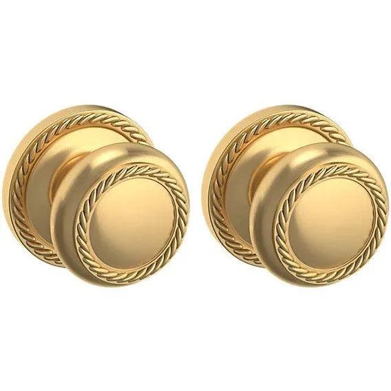Baldwin 5064 Bristol Knob with 5004 Rosette Lifetime Satin Brass