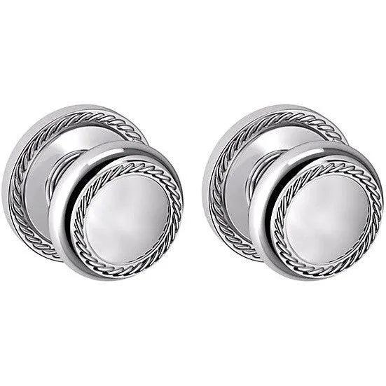 Baldwin 5064 Bristol Knob with 5004 Rosette Polished Chrome