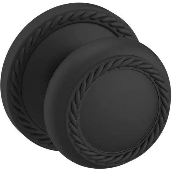 Baldwin 5064 Bristol Knob with 5004 Rosette Satin Black
