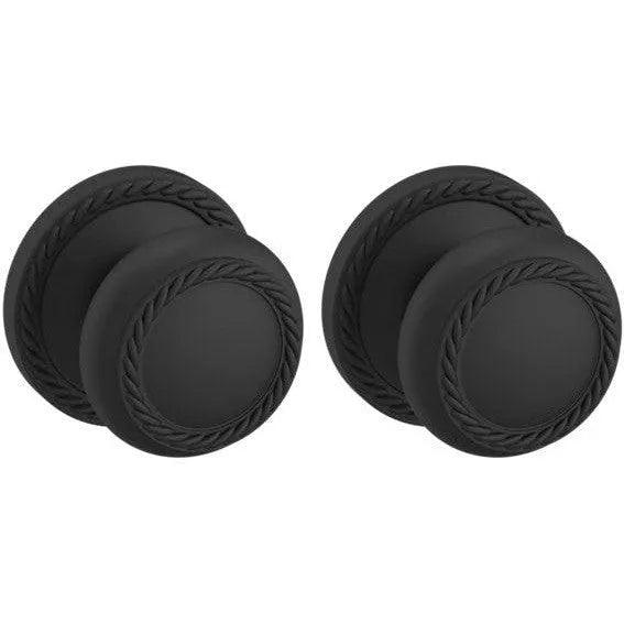 Baldwin 5064 Bristol Knob with 5004 Rosette Satin Black
