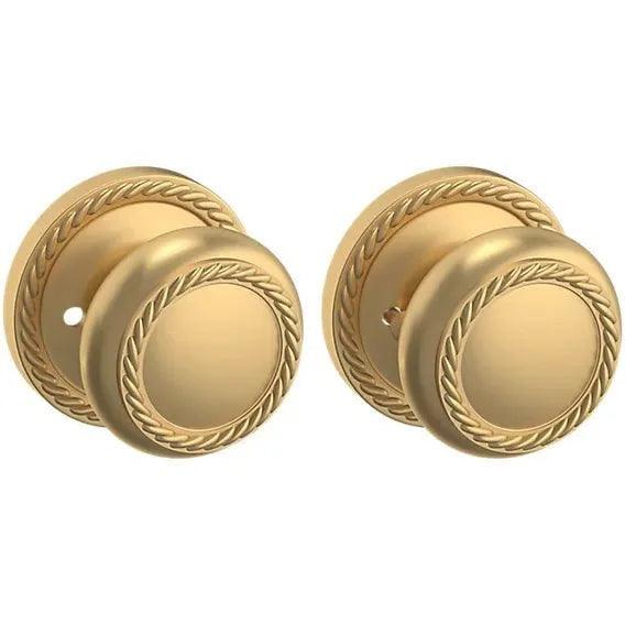 Baldwin 5064 Bristol Knob with 5004 Rosette Vintage Brass