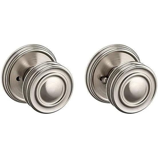 Baldwin 5066 Knob with 5078 Rosette Lifetime Satin Nickel