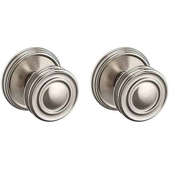 Baldwin 5066 Knob with 5078 Rosette Lifetime Satin Nickel