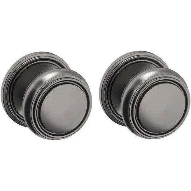 Baldwin 5068 Nashville Knob (2 3/8") with 5070 Rosette Graphite Nickel