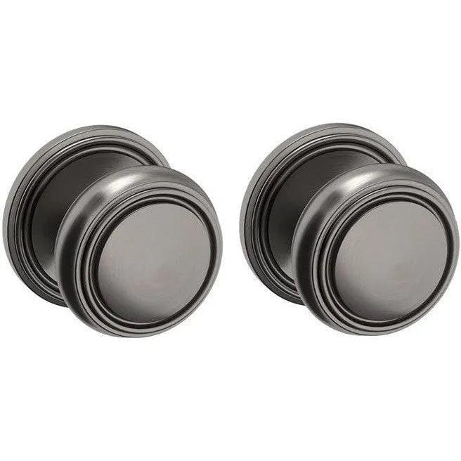 Baldwin 5068 Nashville Knob (2 3/8") with 5070 Rosette Graphite Nickel