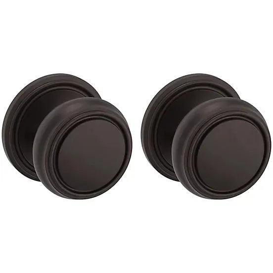 Baldwin 5068 Nashville Knob (2 3/8") with 5070 Rosette Venetian Bronze