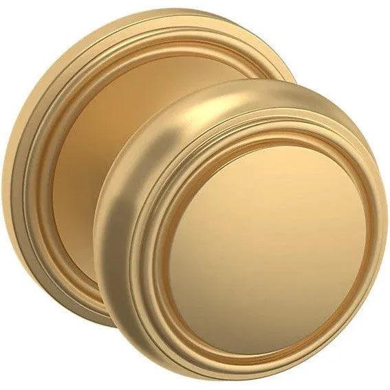 Baldwin 5068 Nashville Knob (2 3/8") with 5070 Rosette Vintage Brass