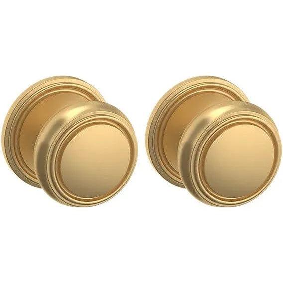 Baldwin 5068 Nashville Knob (2 3/8") with 5070 Rosette Vintage Brass