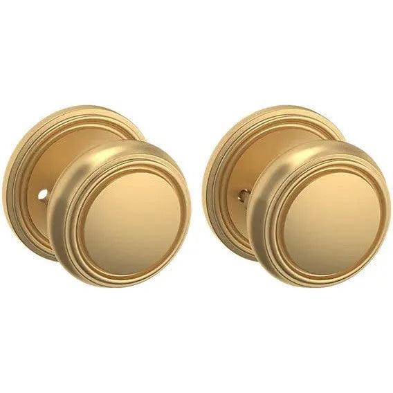 Baldwin 5068 Nashville Knob (2 3/8") with 5070 Rosette Vintage Brass