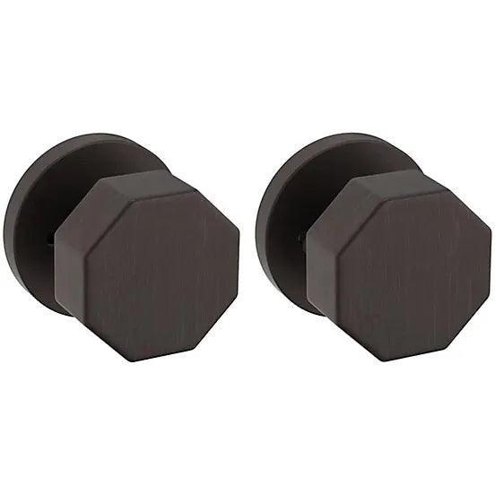 Baldwin Estate 5073 Privacy Knob with 5046 Rosette in Venetian Bronze finish