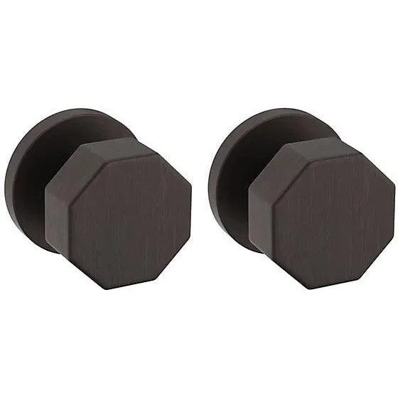 Baldwin Estate 5073 Full Dummy Knob with 5046 Rosette in Venetian Bronze finish