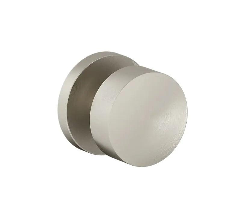 Baldwin 5079 Minneapolis Knob (2 3/8") with 5046 Rosette Lifetime Satin Nickel