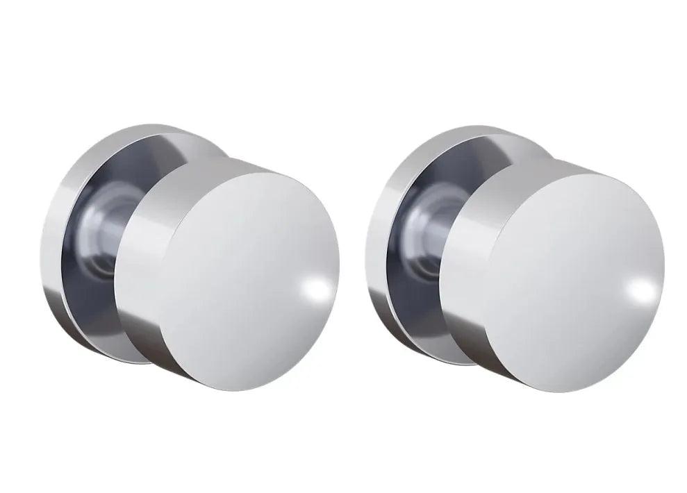 Baldwin 5079 Minneapolis Knob (2 3/8") with 5046 Rosette Polished Chrome