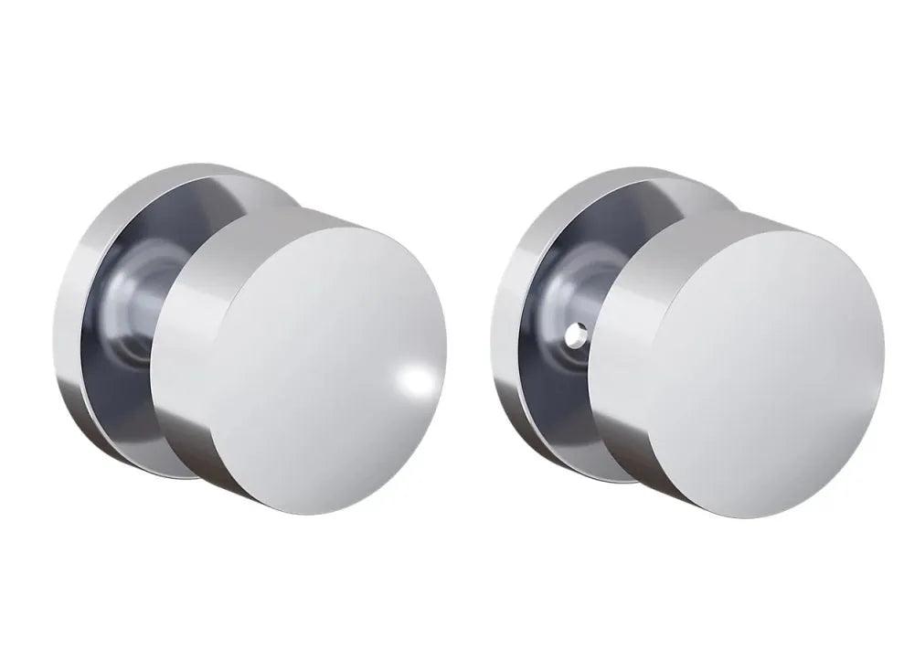 Baldwin 5079 Minneapolis Knob (2 3/8") with 5046 Rosette Polished Chrome