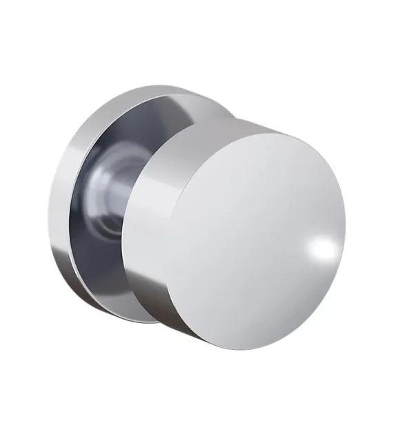 Baldwin 5079 Minneapolis Knob (2 3/8") with 5046 Rosette Polished Chrome