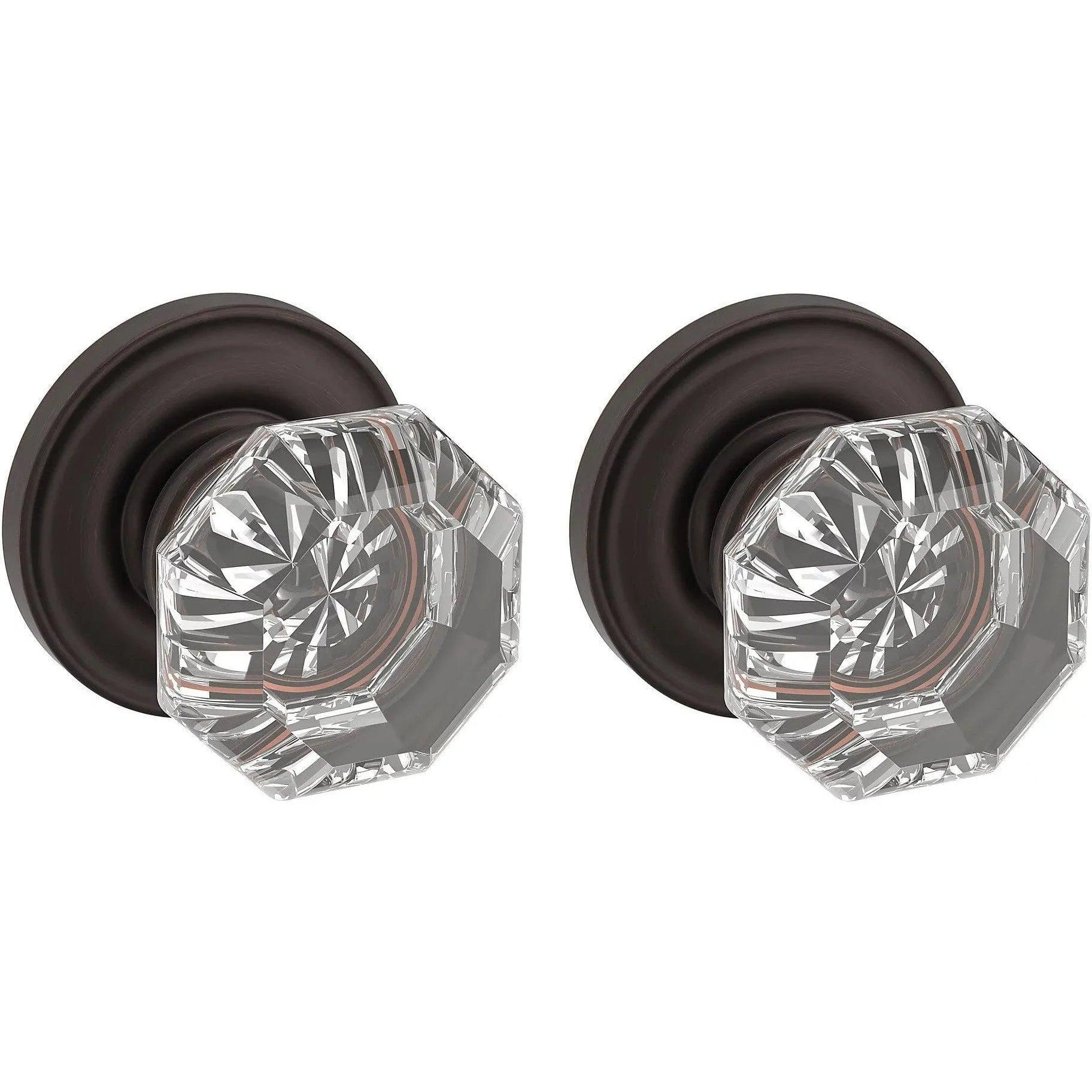 Baldwin Estate 5080 Fillmore Full Dummy Knob with 5048 Rosette in Venetian Bronze finish