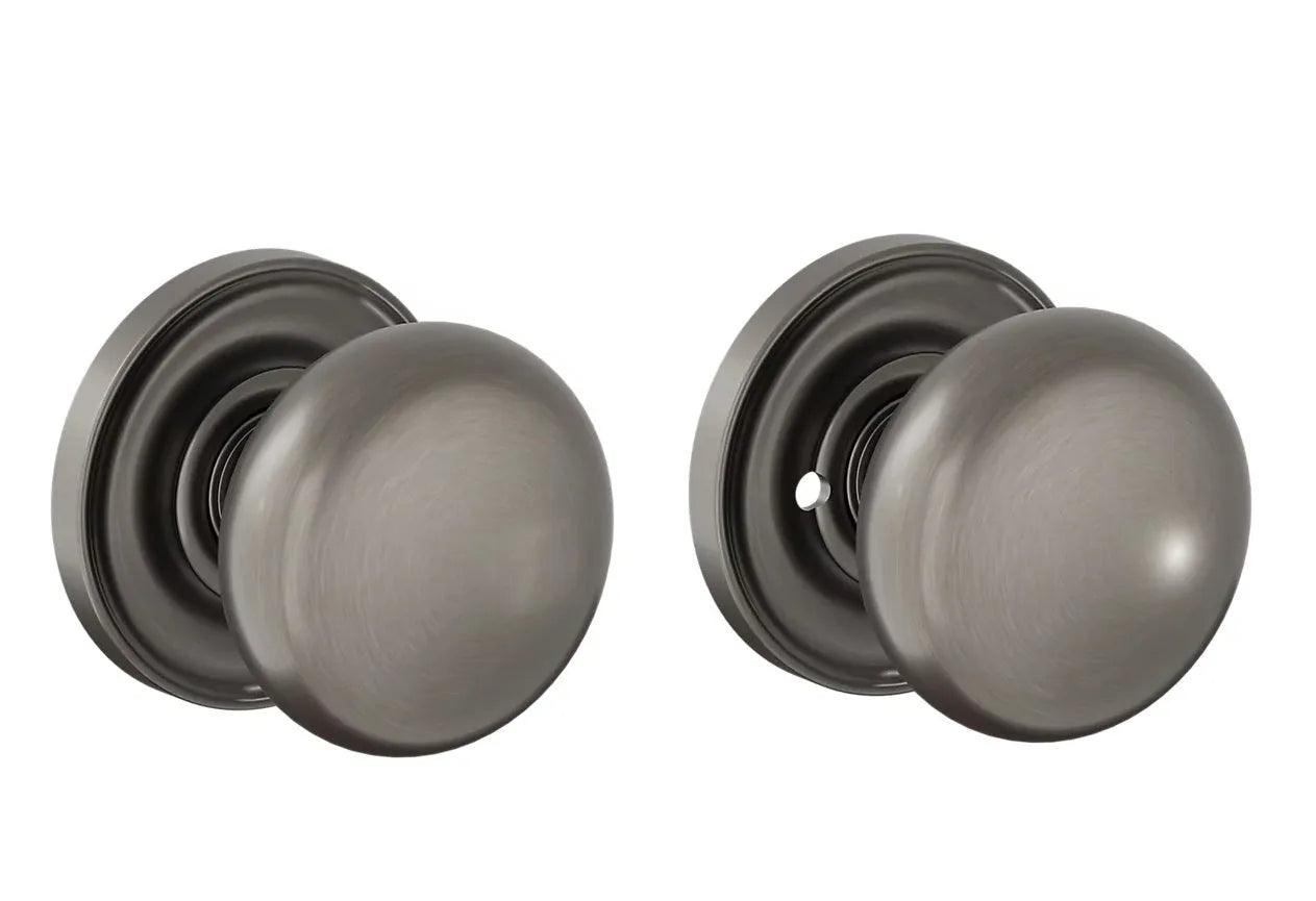 Baldwin 5083 Baltimore (2 1/2") Knob with 5048 Rosette Graphite Nickel