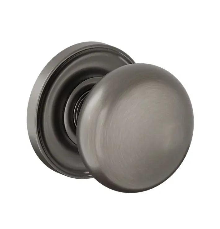 Baldwin 5083 Baltimore (2 1/2") Knob with 5048 Rosette Graphite Nickel