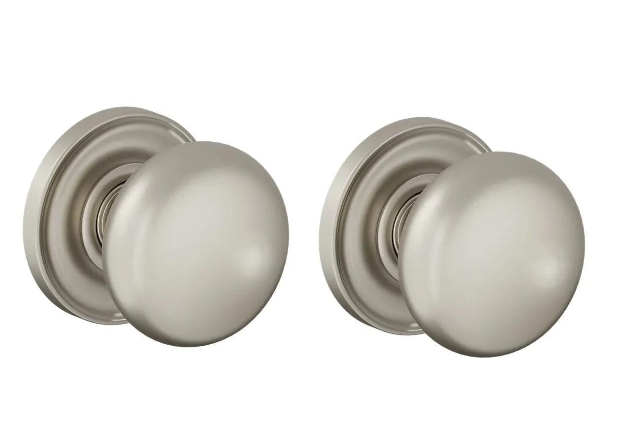 Baldwin 5083 Baltimore (2 1/2") Knob with 5048 Rosette Lifetime Satin Nickel