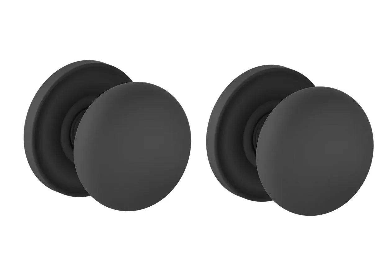 Baldwin 5083 Baltimore (2 1/2") Knob with 5048 Rosette Satin Black
