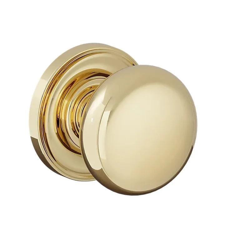 Baldwin 5083 Baltimore (2 1/2") Knob with 5048 Rosette Unlacquered Brass