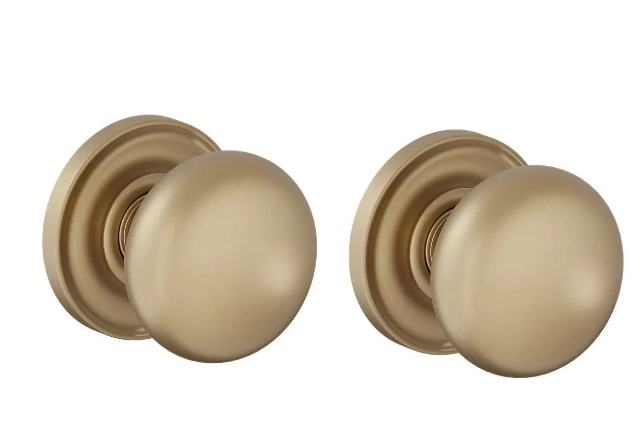 Baldwin 5083 Baltimore (2 1/2") Knob with 5048 Rosette Vintage Brass
