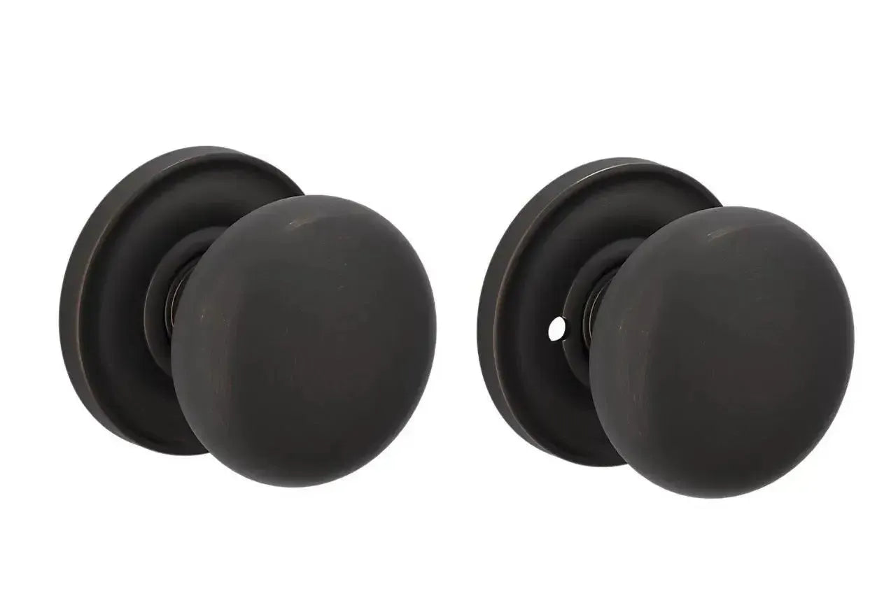 Baldwin 5083 Baltimore Knob with 5048 Rosette in Venetian Bronze finish