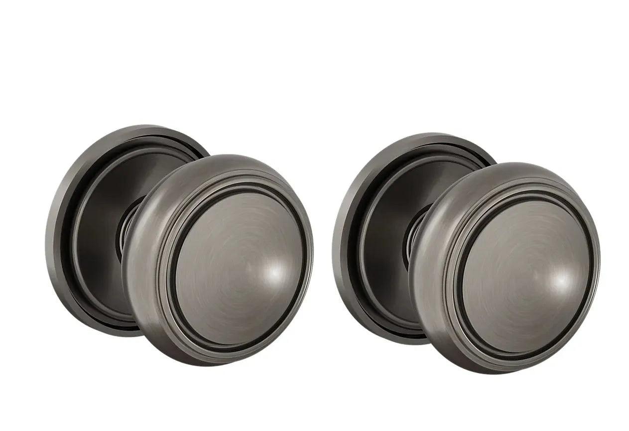 Baldwin 5088 Nashville Knob (2 5/8") with 5070 Rosette Graphite Nickel