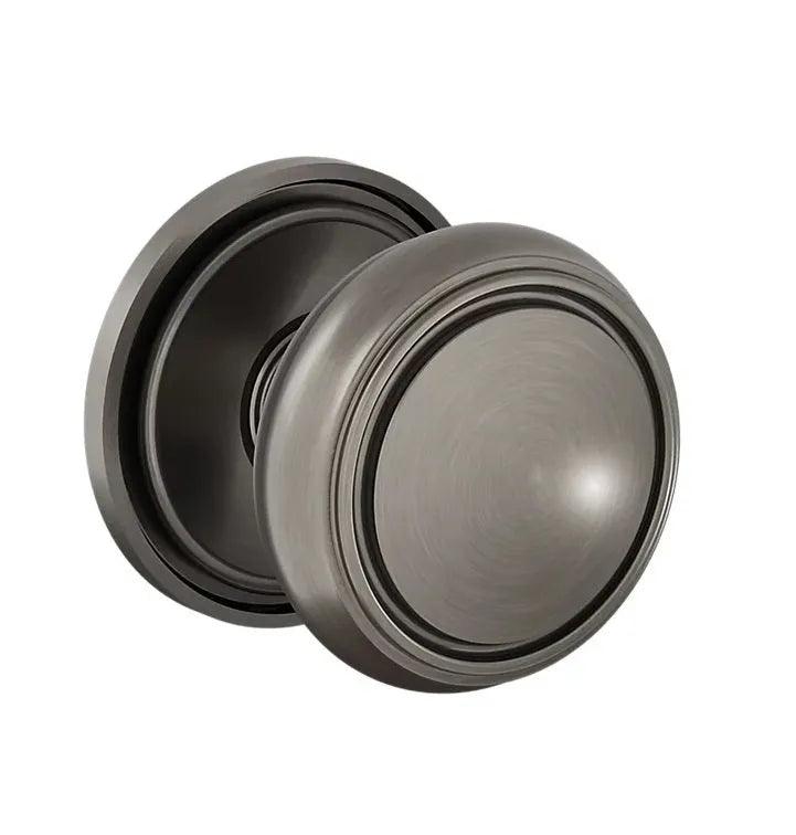 Baldwin 5088 Nashville Knob (2 5/8") with 5070 Rosette Graphite Nickel