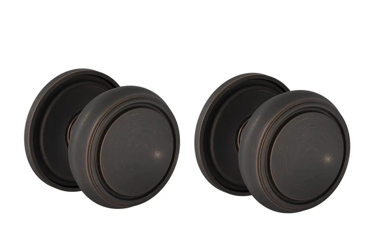 Baldwin 5088 Nashville Knob (2 5/8") with 5070 Rosette Venetian Bronze