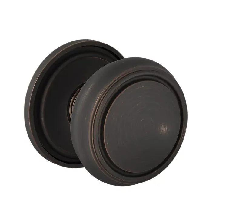 Baldwin 5088 Nashville Knob (2 5/8") with 5070 Rosette Venetian Bronze