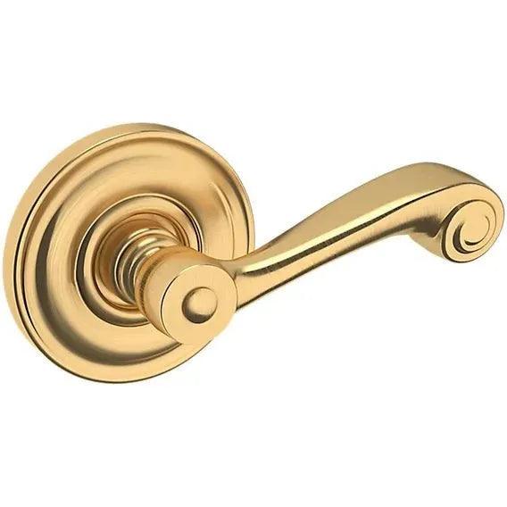 Baldwin 5103 Lever with 5048 Rosette Lifetime Satin Brass