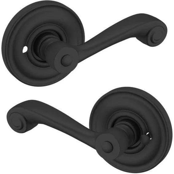 Baldwin 5103 Lever with 5048 Rosette Satin Black