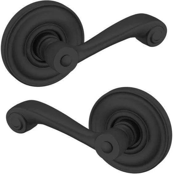 Baldwin 5103 Lever with 5048 Rosette Satin Black