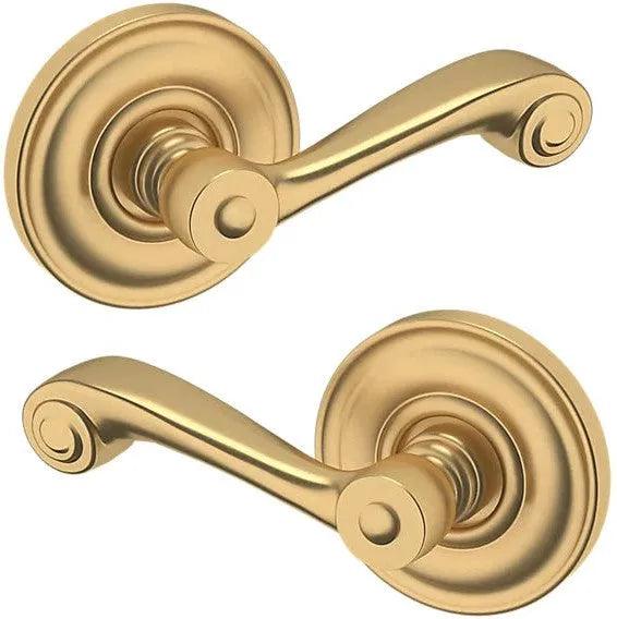 Baldwin 5103 Lever with 5048 Rosette Vintage Brass