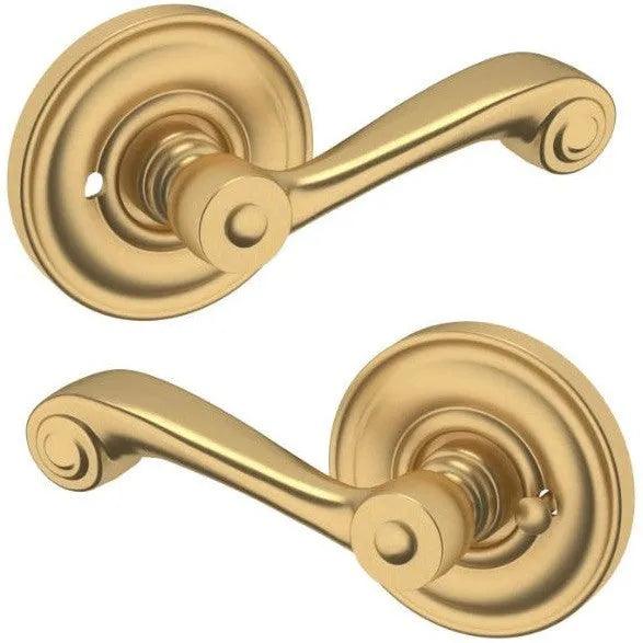 Baldwin 5103 Lever with 5048 Rosette Vintage Brass