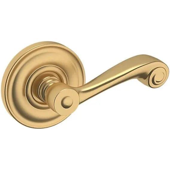 Baldwin 5103 Lever with 5048 Rosette Vintage Brass