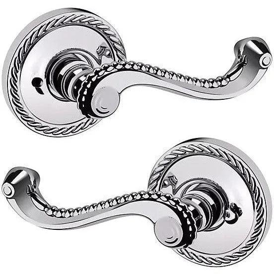 Baldwin 5104 Bristol Lever with 5004 Rosette Polished Chrome