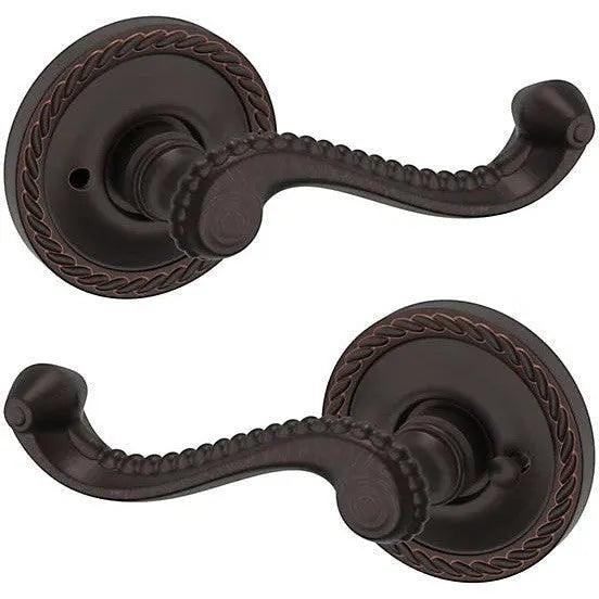 Baldwin 5104 Bristol Lever with 5004 Rosette Venetian Bronze