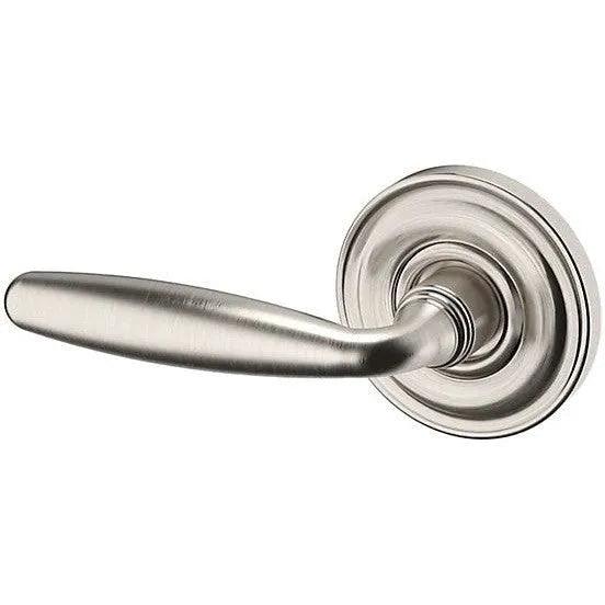 Baldwin Estate 5106 Left Handed Half Dummy Lever with 5048 Rosette in Lifetime Satin Nickel finish