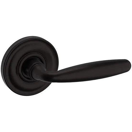 Baldwin Estate 5106 Right Handed Half Dummy Lever with 5048 Rosette in Oil Rubbed Bronze finish