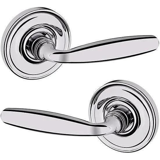 Baldwin Estate 5106 Full Dummy Lever with 5048 Rosette in Polished Chrome finish
