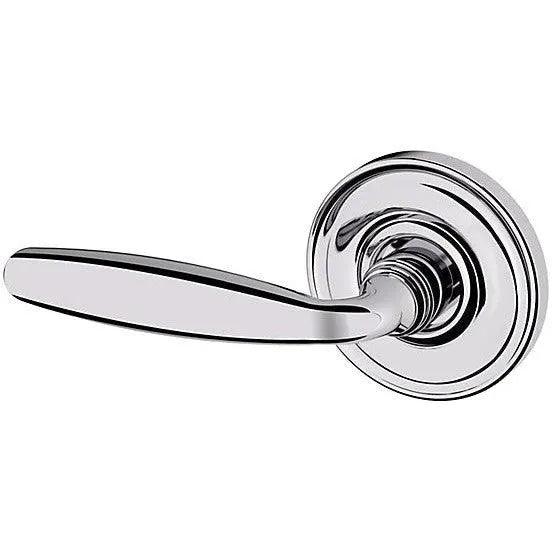 Baldwin Estate 5106 Left Handed Half Dummy Lever with 5048 Rosette in Polished Chrome finish