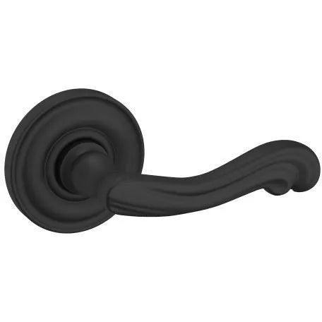 Baldwin Estate 5108 Full Dummy Lever with 5048 Rosette in Satin Black finish