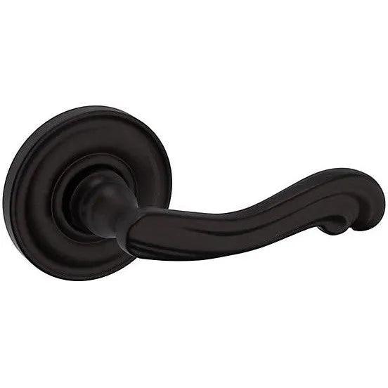 Baldwin Estate 5108 Right Handed Half Dummy Lever with 5048 Rosette in Oil Rubbed Bronze finish