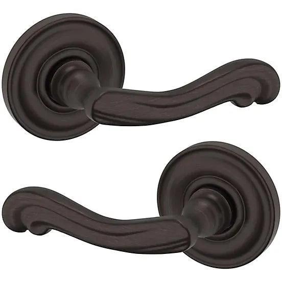 Baldwin Estate 5108 Passage Lever with 5048 Rosette in Venetian Bronze finish