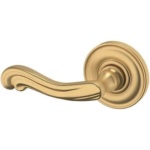 Baldwin Estate 5108 Left Handed Half Dummy Lever with 5048 Rosette in Vintage Brass finish