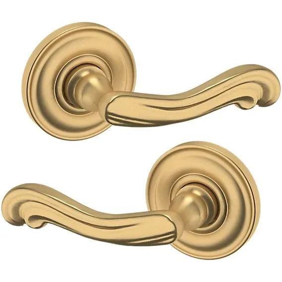 Baldwin Estate 5108 Passage Lever with 5048 Rosette in Vintage Brass finish